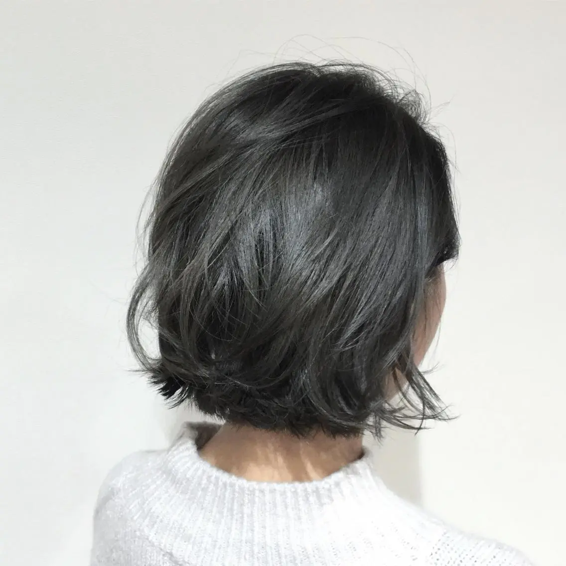 ショート カラー 髪質改善カラー韓国風 レイヤーtudaのヘアスタイル