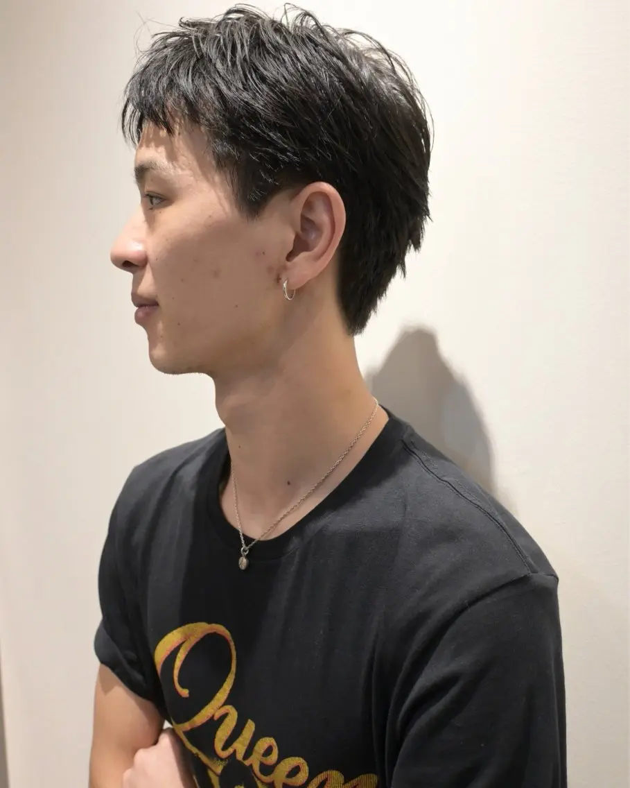 ショート メンズ カット 田中 遥陽のヘアスタイル