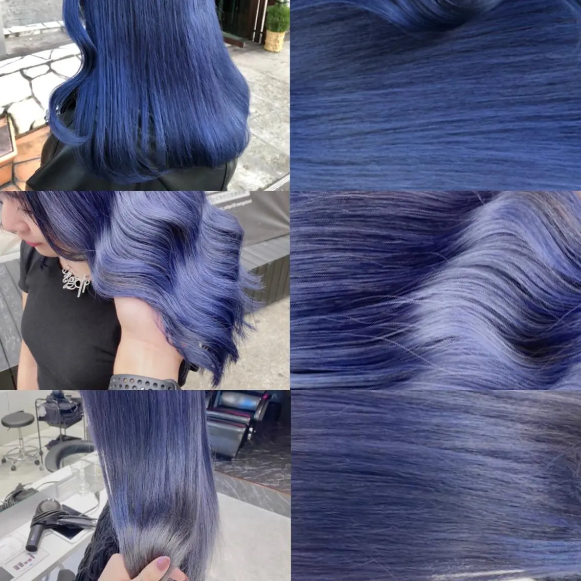 ミディアム カラー ヘアアレンジ シールエクステ アクアカラー ブリーチ ケアブリーチ ダブルカラー ワンズリー中明度 店舗公式のヘアスタイル
