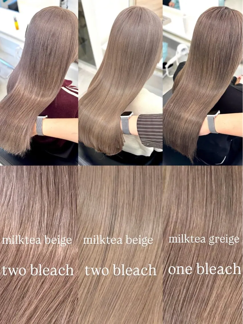 ロング カラー カット ヘアカラー NANO/ ブリーチ×レイヤーのヘアスタイル