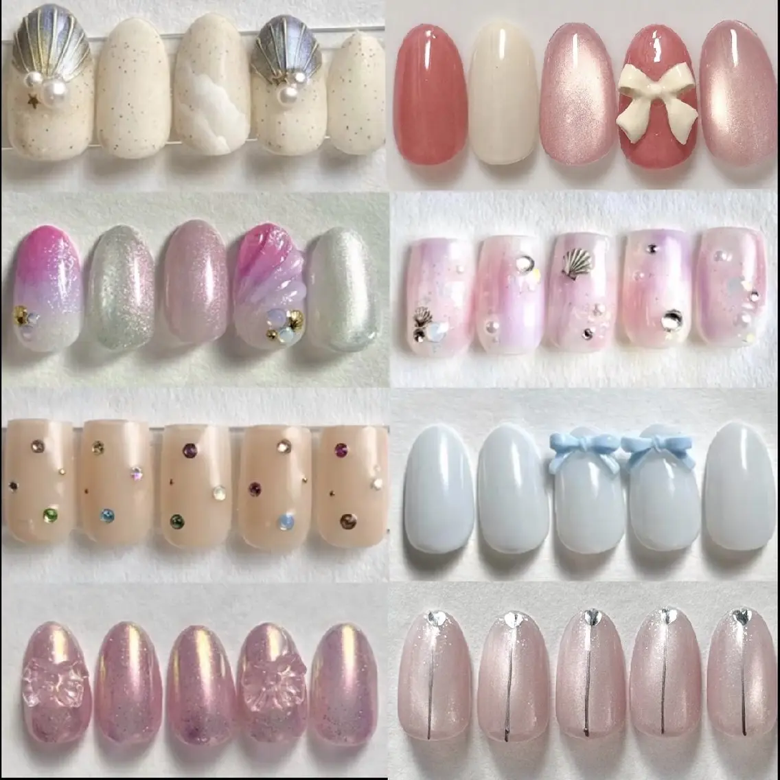 ネイル ジェルネイル ガーリー オフィスネイル ハンドネイル muum_nail 新宿2分 三丁目1分のネイルデザイン