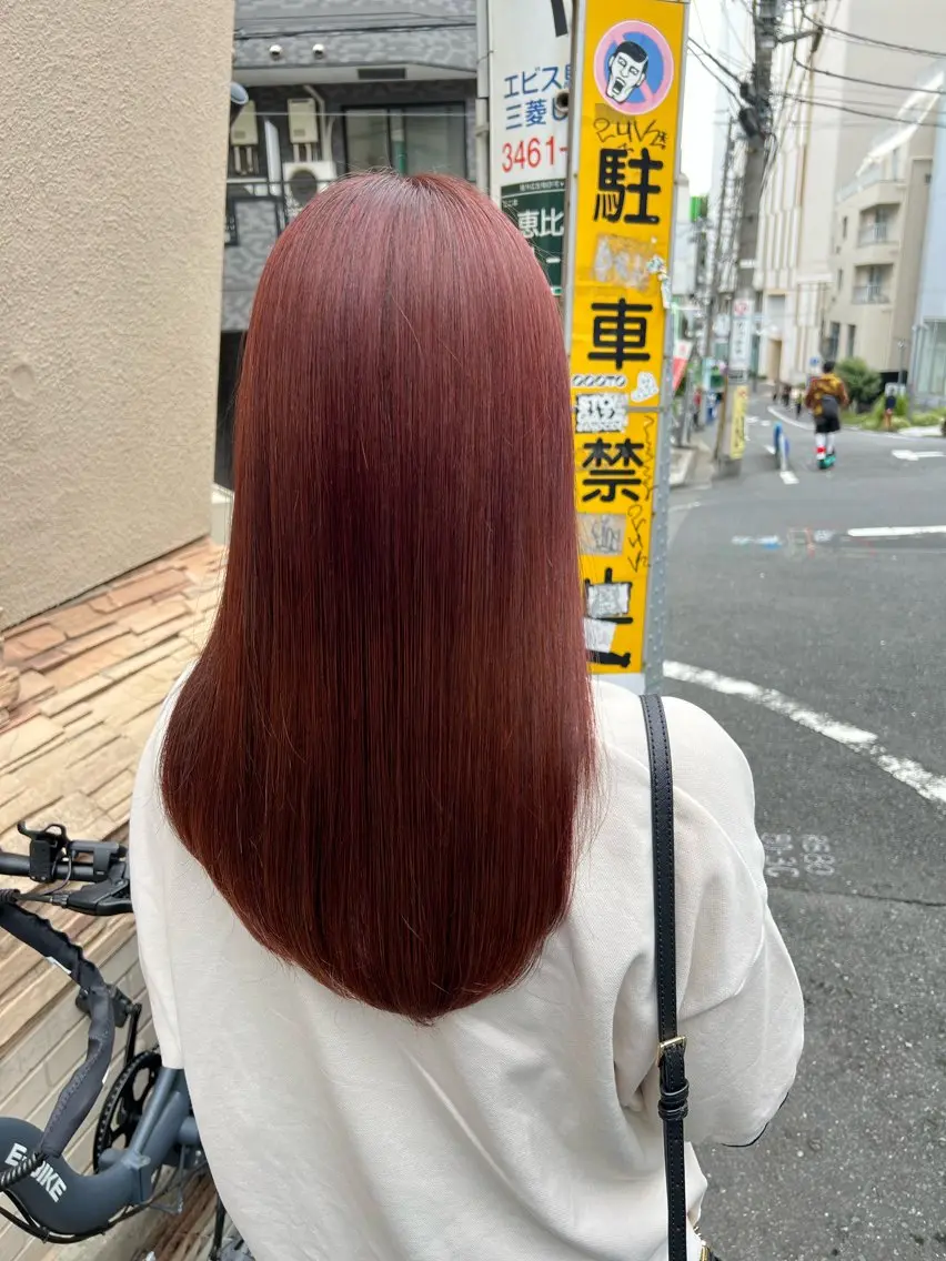 ロング カラー 渋谷 縮毛矯正 髪質改善 今泉ひろきのヘアスタイル