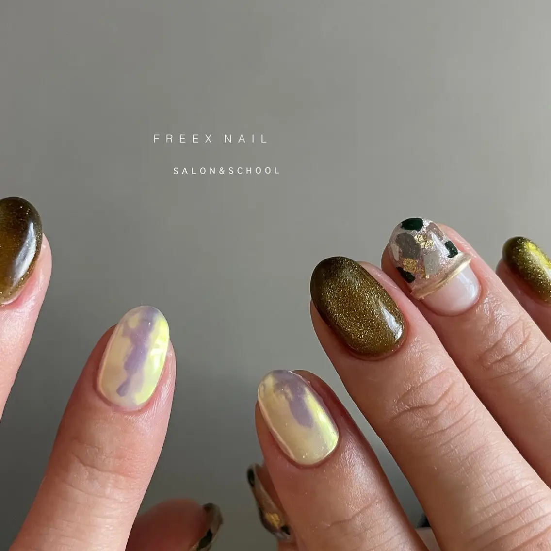 ネイル ハンドネイル ハンドケア freex nail /ニュアンス/個性派のネイルデザイン