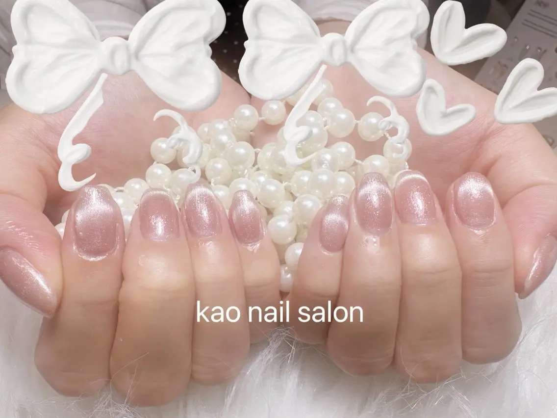 ネイル ハンドネイル kao nail マグネット/長さだしのネイルデザイン