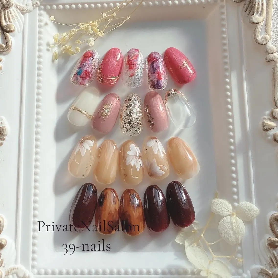 ネイル ニュアンスネイル オフィスネイル ハンドネイル 39-nails EharaMikuのネイルデザイン