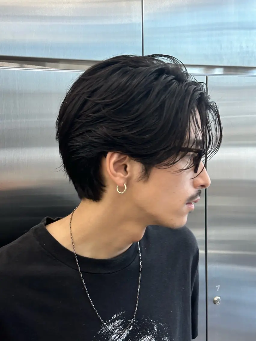パーマ メンズ カット 縮毛矯正 安藤幹人 メンズパーマのヘアスタイル