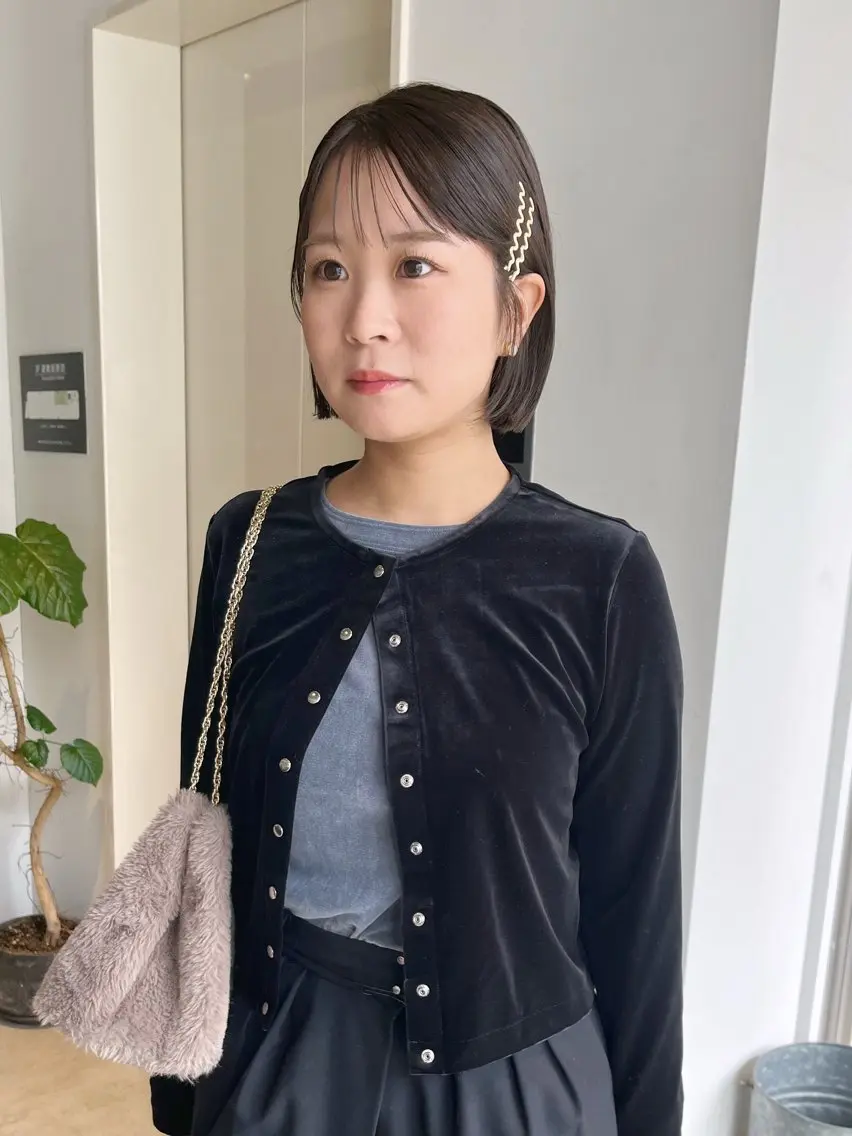 ショート カラー かわい りほのヘアスタイル
