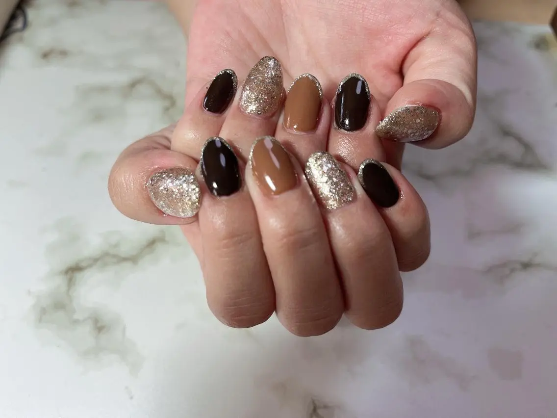 ネイル 長さ出し ワンカラーネイル シンプルネイル Mimi Nailのネイルデザイン