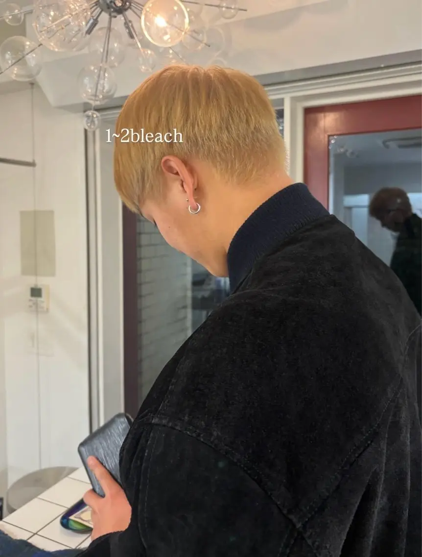 💟初めてブリーチされる方の写真
