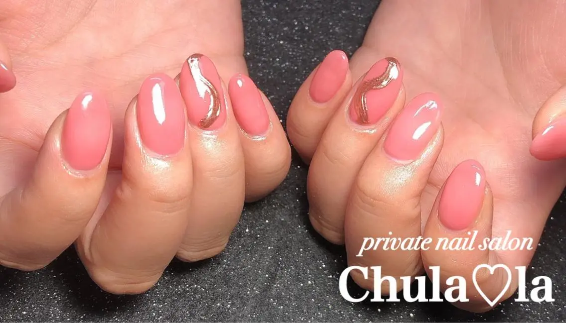 ネイル ミラーネイル ハンドネイル Chula♡la 豊見城市高安のネイルデザイン