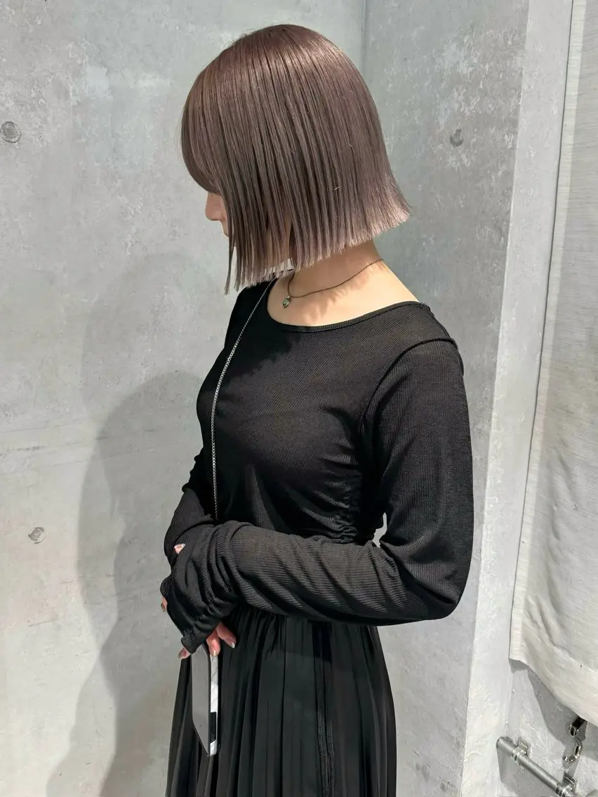 ショート ヘアカラー トリートメント 韓国ヘア🤍 ayanaのヘアスタイル