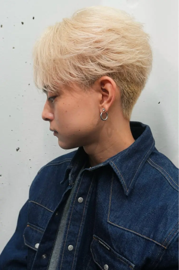 カラー メンズ カット ヘアカラー メンズヘア Hikaruのヘアスタイル