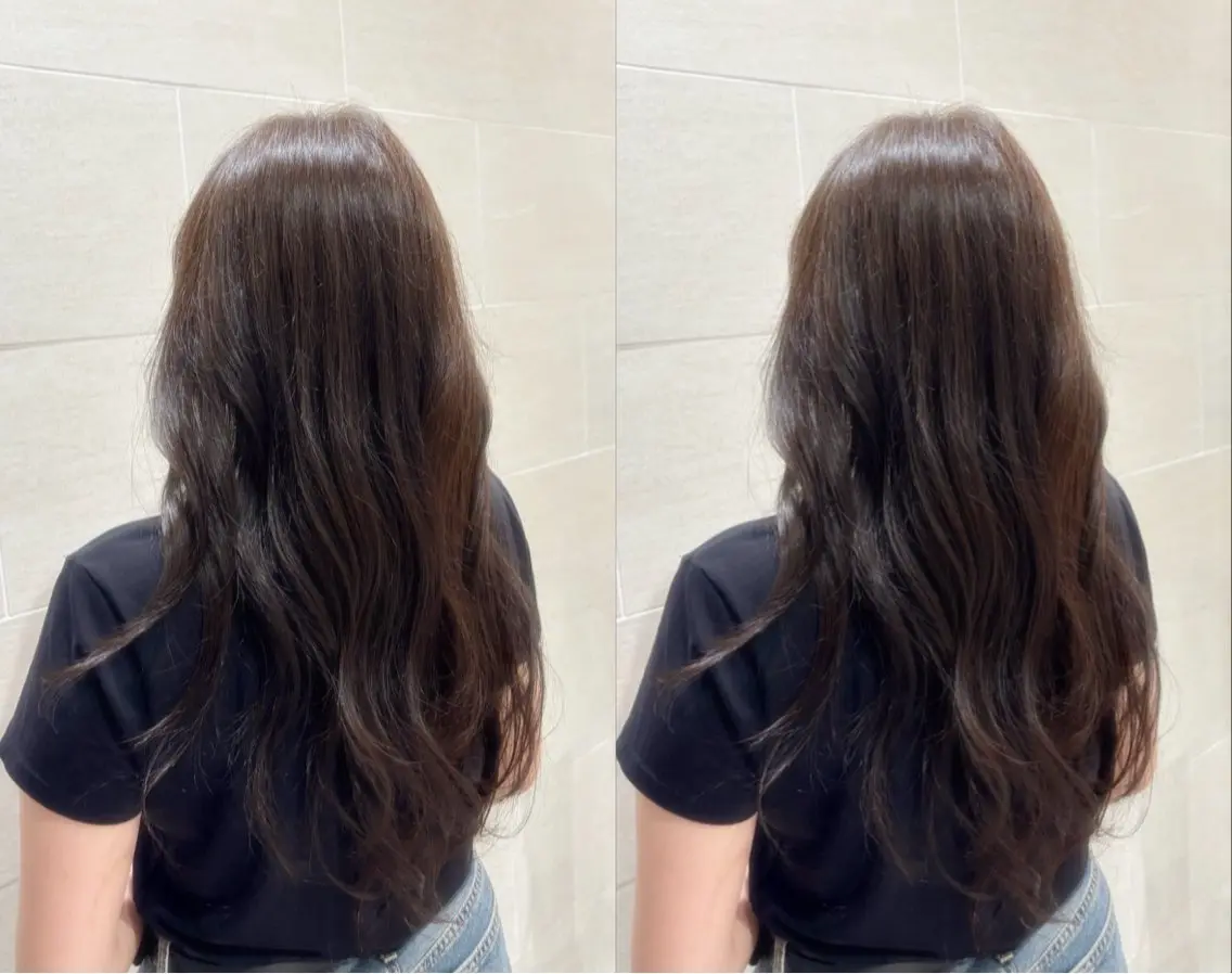 ロング レイヤーカット ロング ローレイヤー 🌙艶カラー🇰🇷 /💙AMIKA💙のヘアスタイル