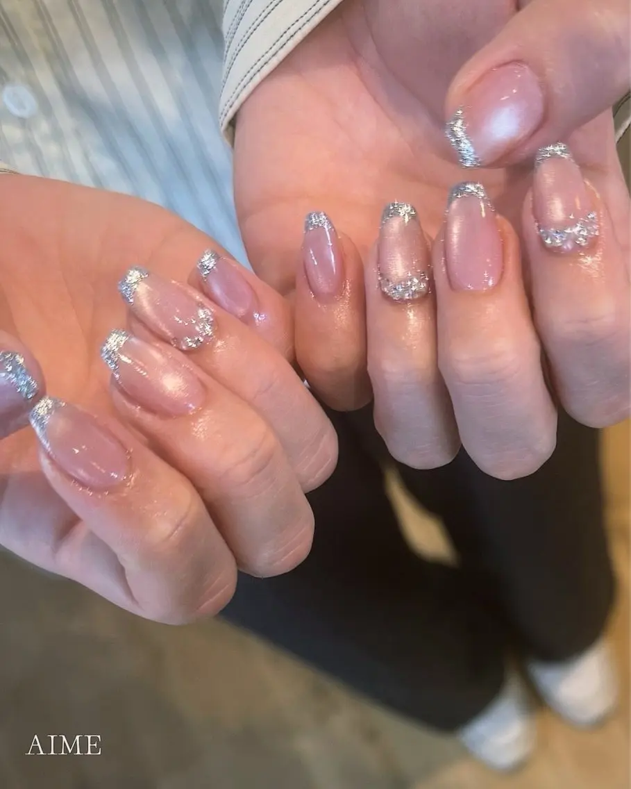 ネイル シンプルネイル ハンドネイル AIME （momo）のネイルデザイン