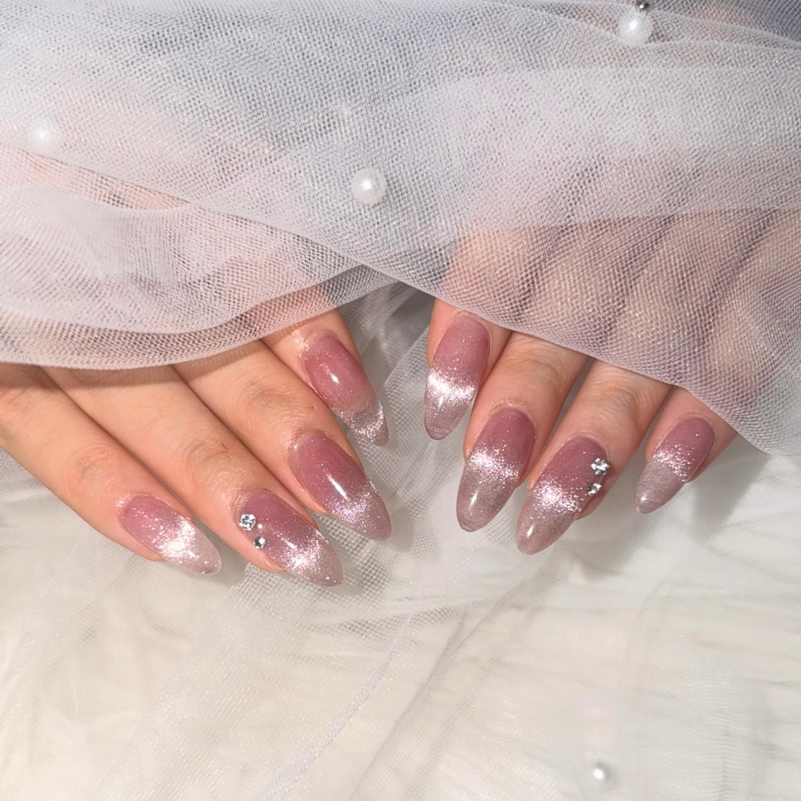ネイル マグネットネイル ハンドネイル Ange nailのネイルデザイン