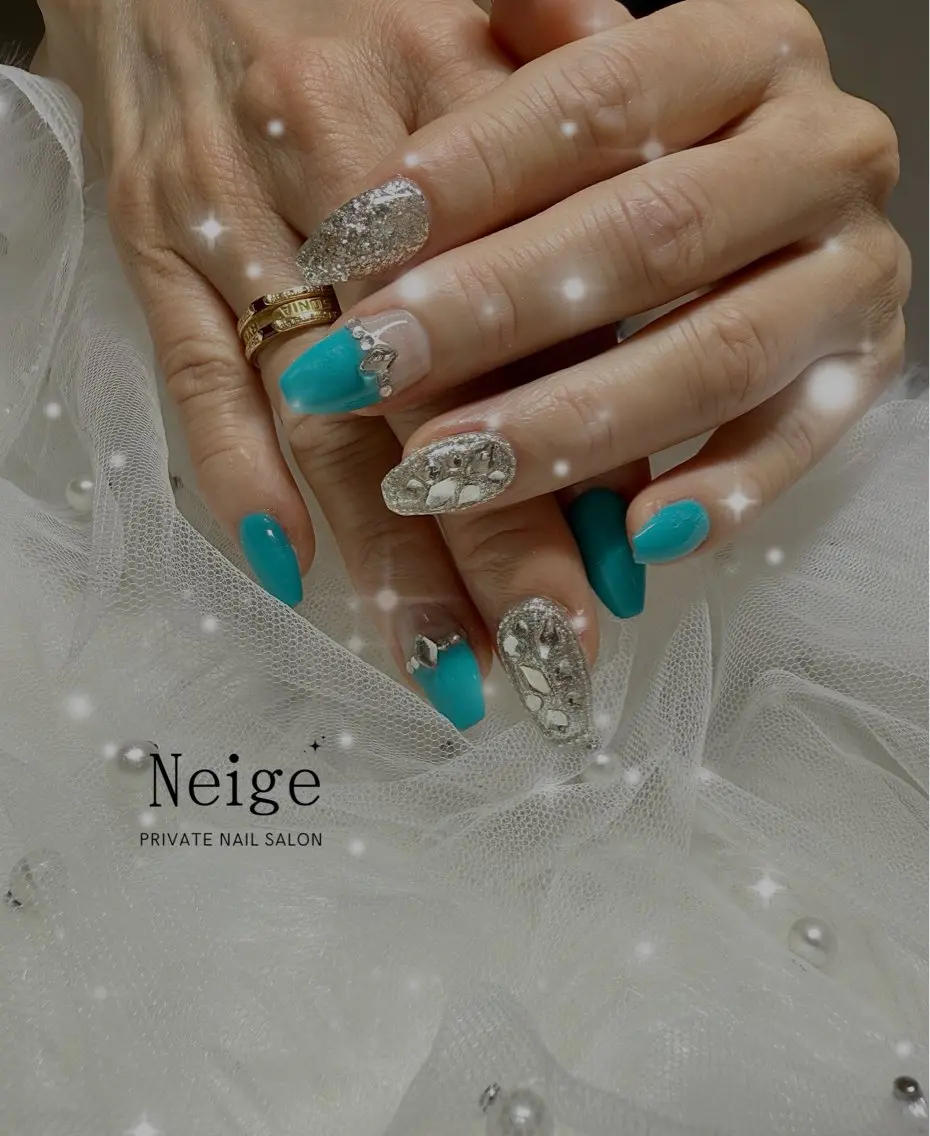 ネイル ハンドネイル Neige‪𓂃ai ＊梅津 / 松尾のネイルデザイン