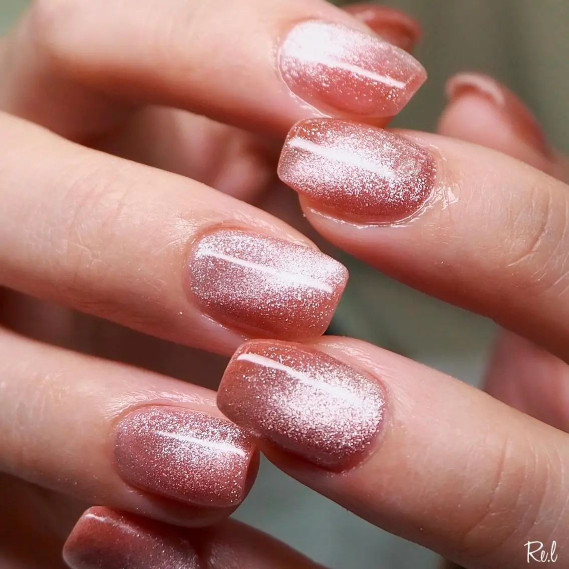 ネイル マグネットネイル モチの良さ◉ フィルインネイル♡のネイルデザイン
