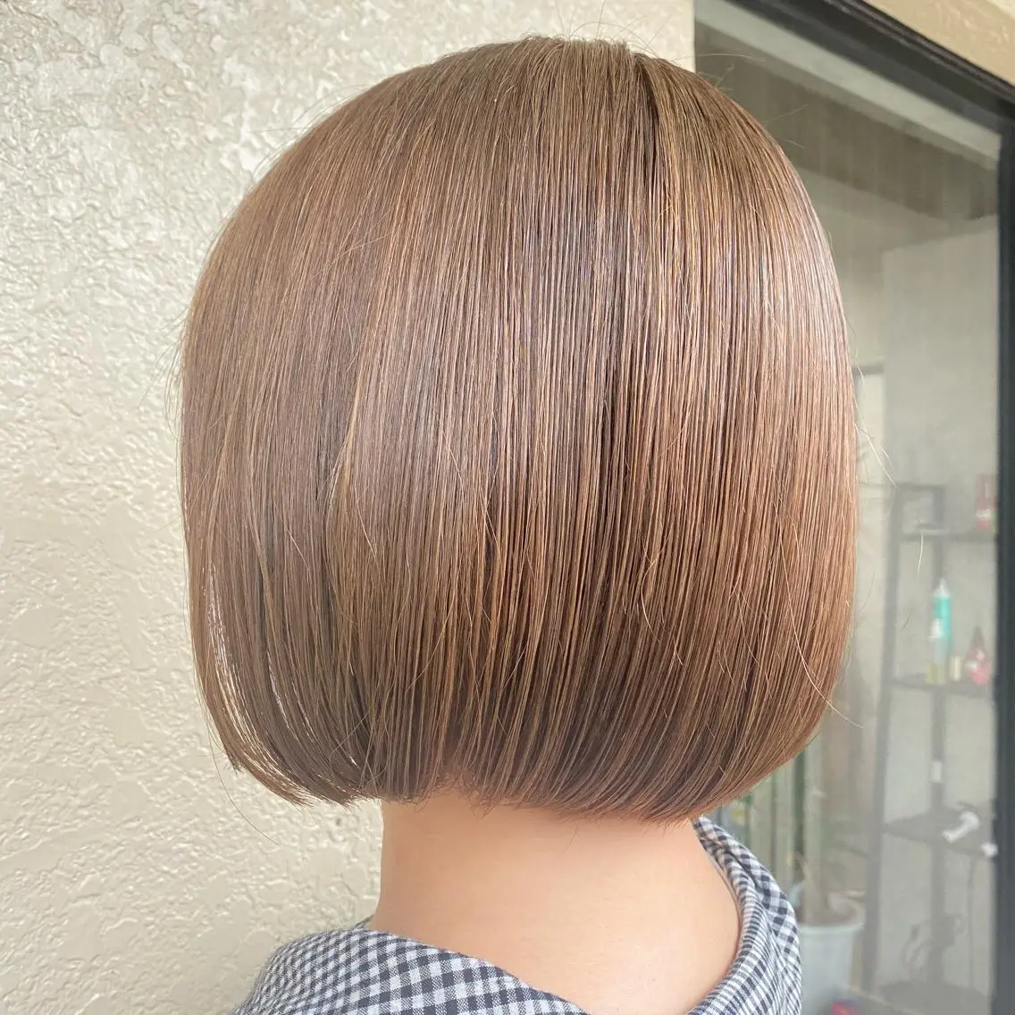 ショート カラー ヘアアレンジ ブリーチ ミルクティーラテ 韓国レイヤー/ 顔周り💕田中将吾のヘアスタイル