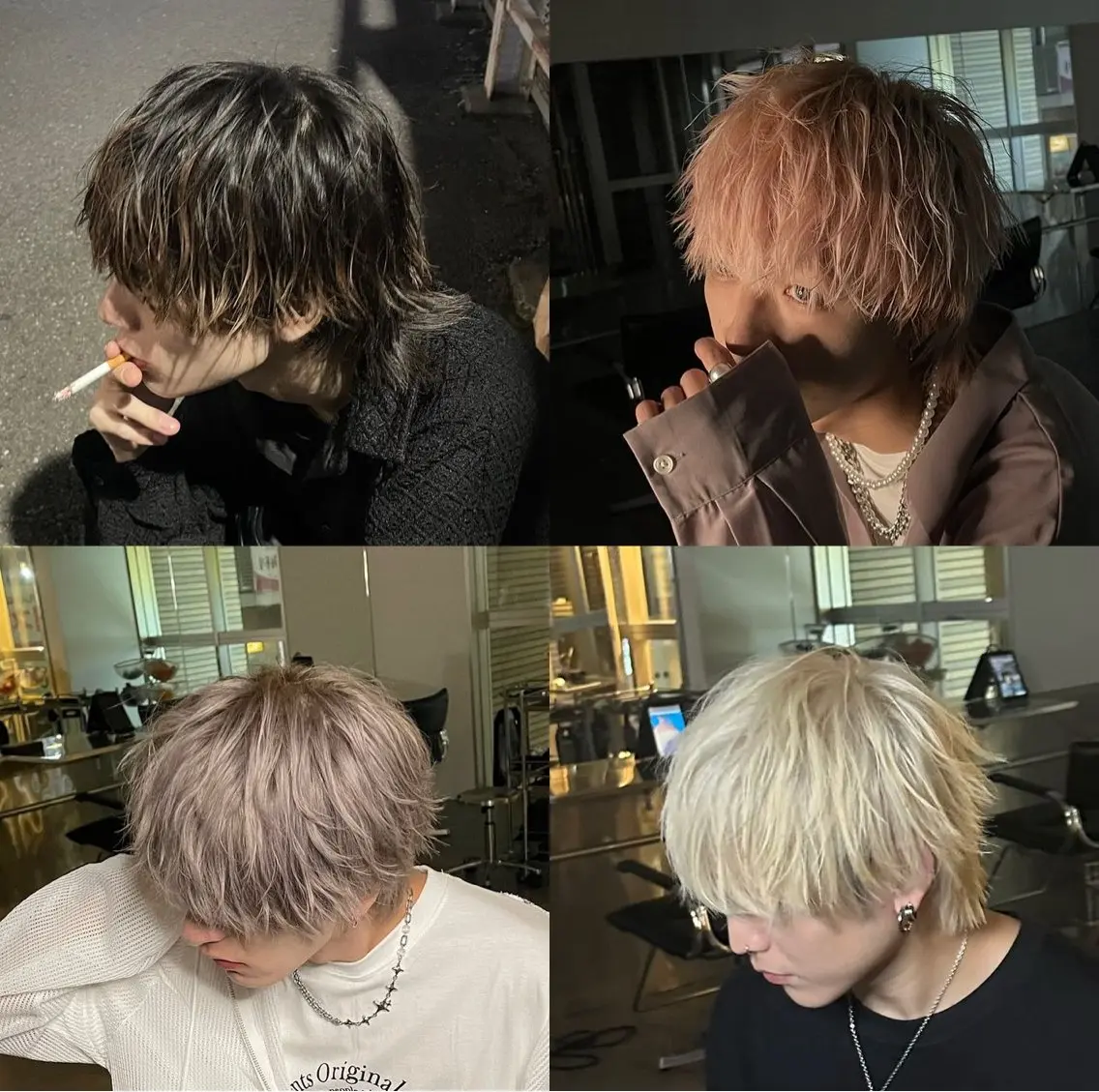 カラー メンズ カット ヘアセット メンズパーマ専門 /縦落ち/渋谷駅近のヘアスタイル