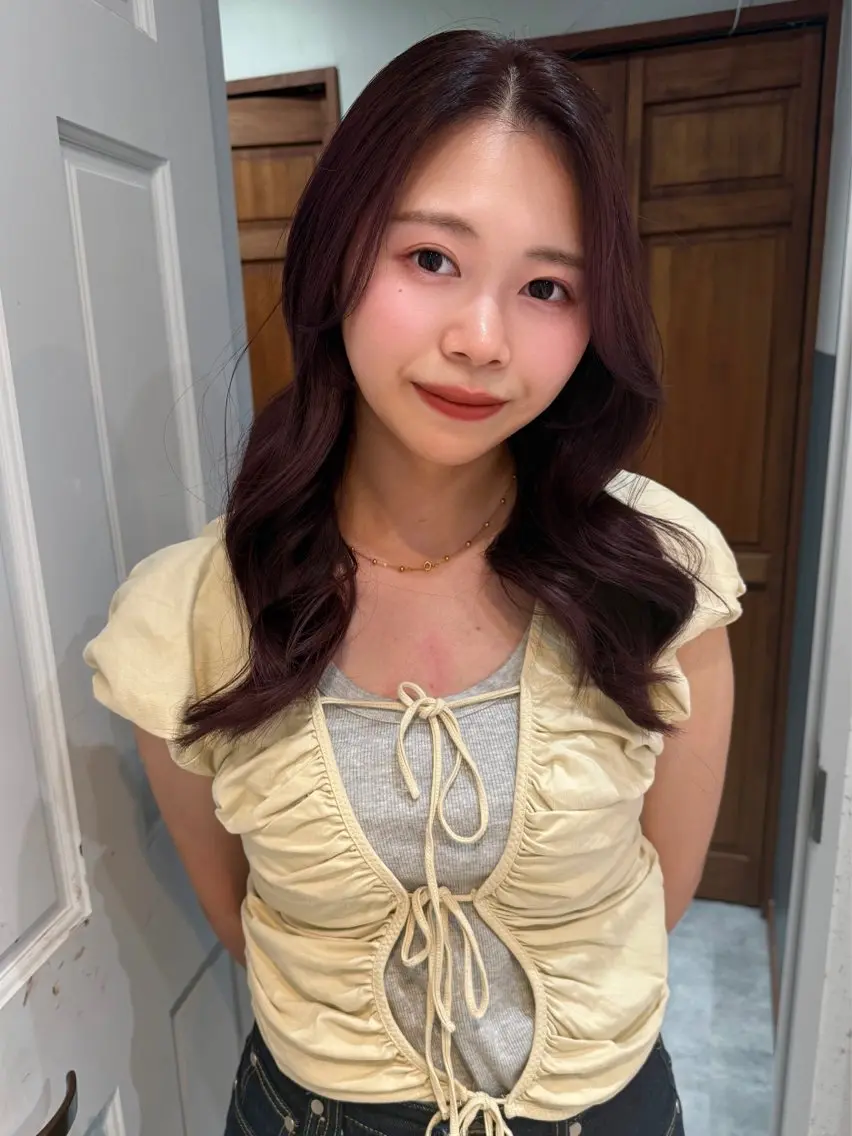 ロング カラー カット ヘアカラー トリートメント mai / linoah˚✧のヘアスタイル