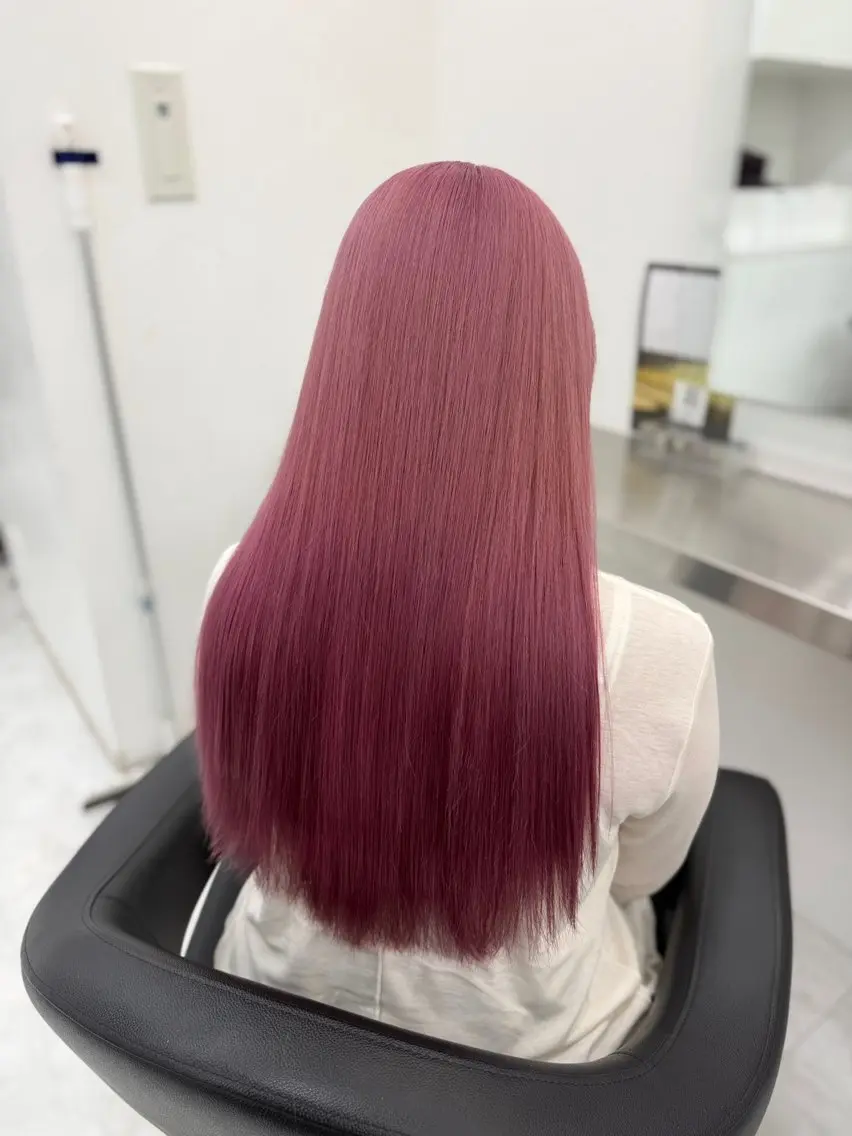 ロング カラー ヘアアレンジ ヘアカラー トリートメント ヘアセット 透明感カラー🎀艶髪 Anju/渋谷🎀のヘアスタイル