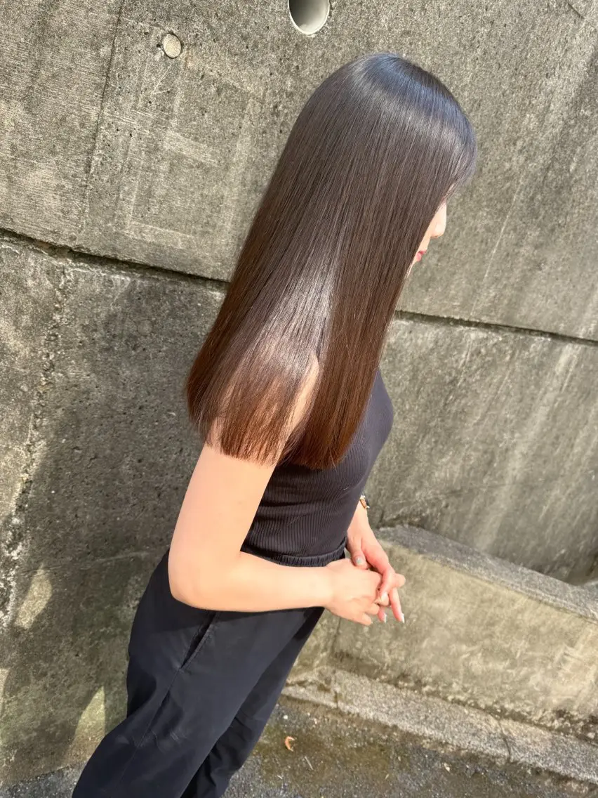 湿度が上がってお困りのお客様🎁【6月まで限定】極潤!髪質改善ストレートコースの写真
