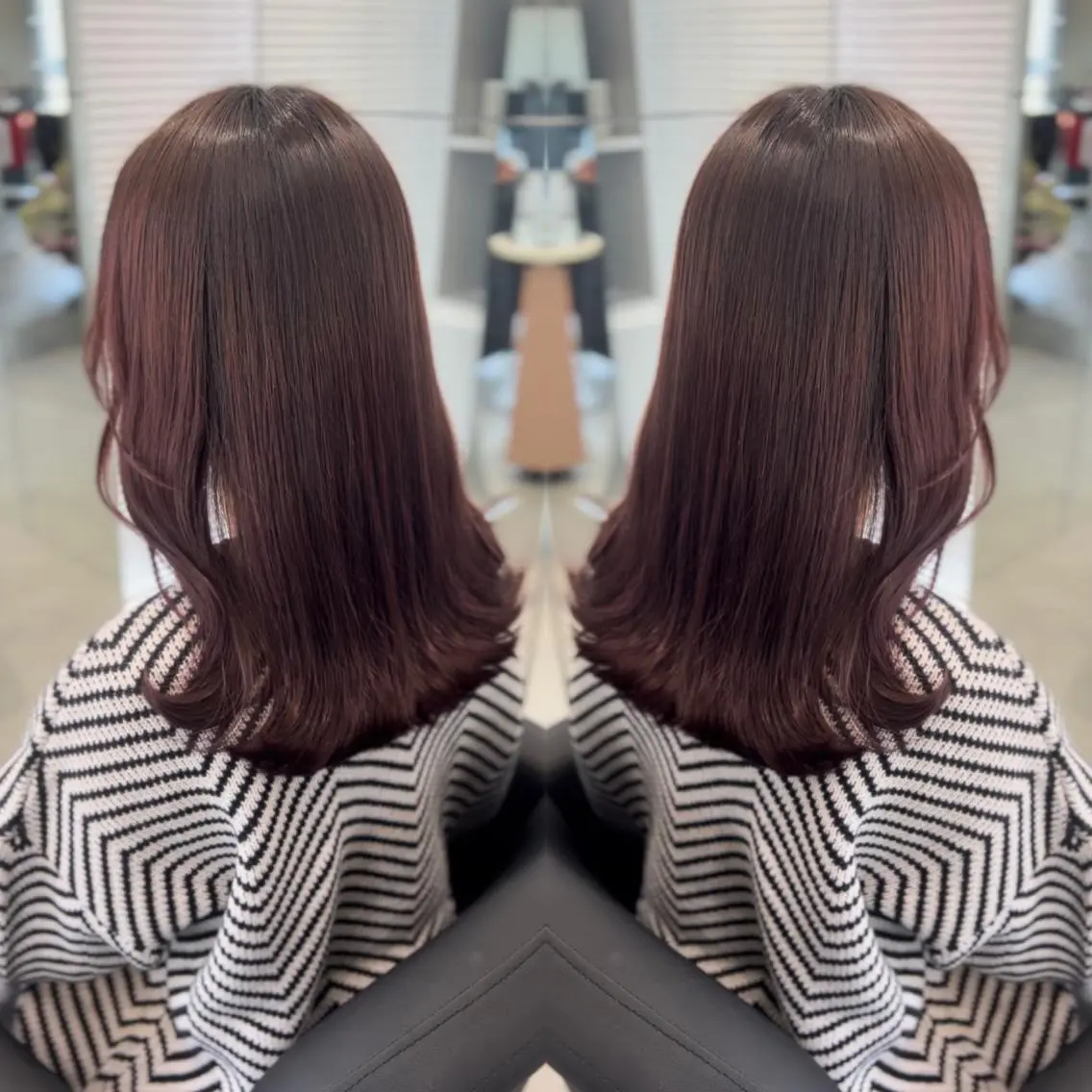 ミディアム 岸田 悠佑のヘアスタイル