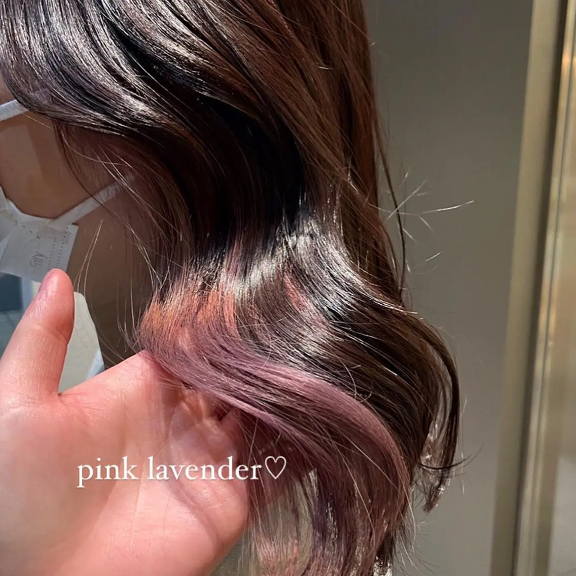 ミディアム カラー 山下 とよかのヘアスタイル