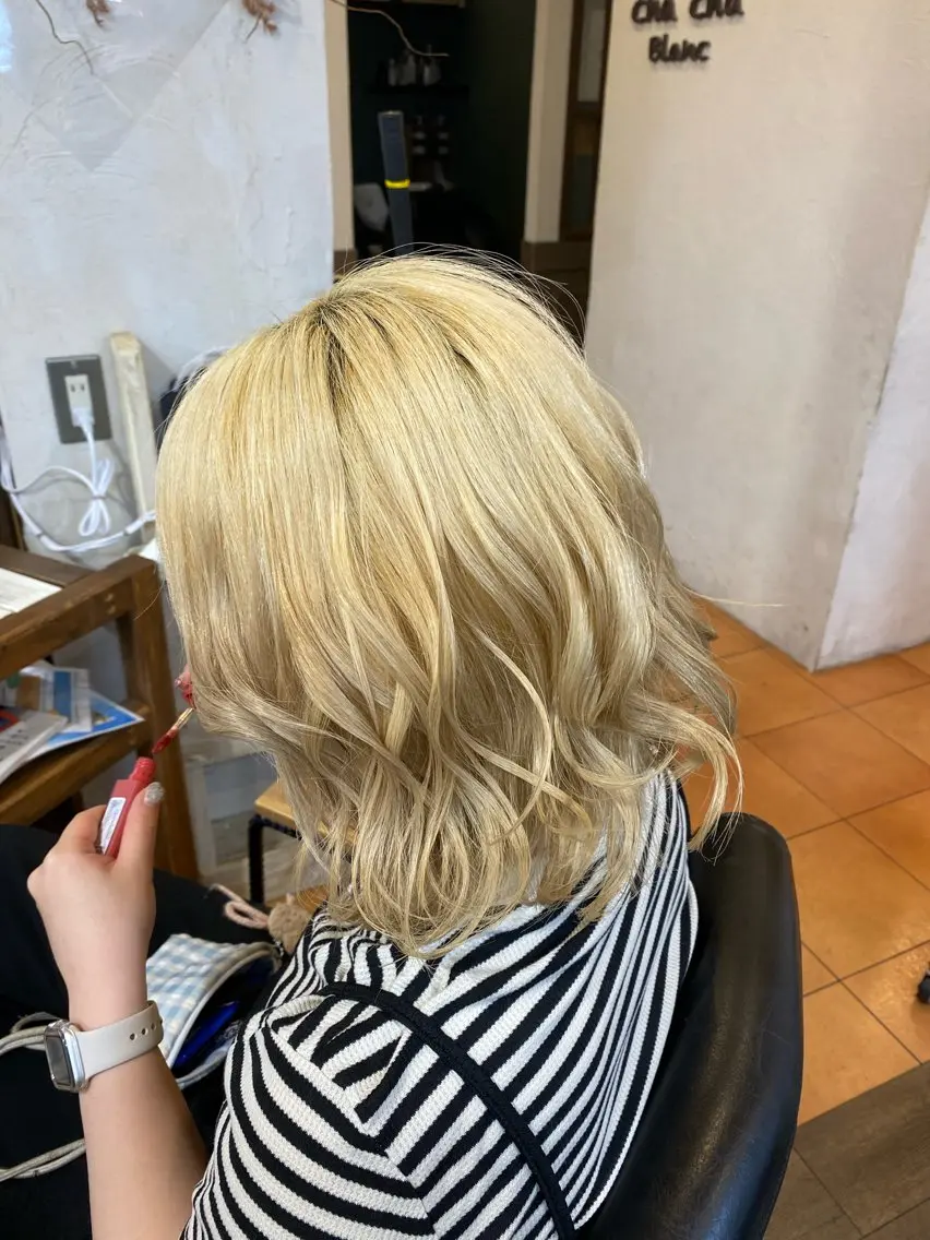 ミディアム ヘアアレンジ 徳永　髪質改善 カラー🪄💫のヘアスタイル