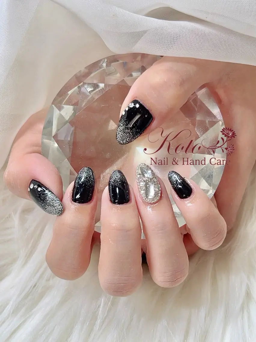 ネイル 長さ出し ジェルネイル 持ち込み ニュアンスネイル 赤色 ハンドネイル Nail Salon KOTOのネイルデザイン