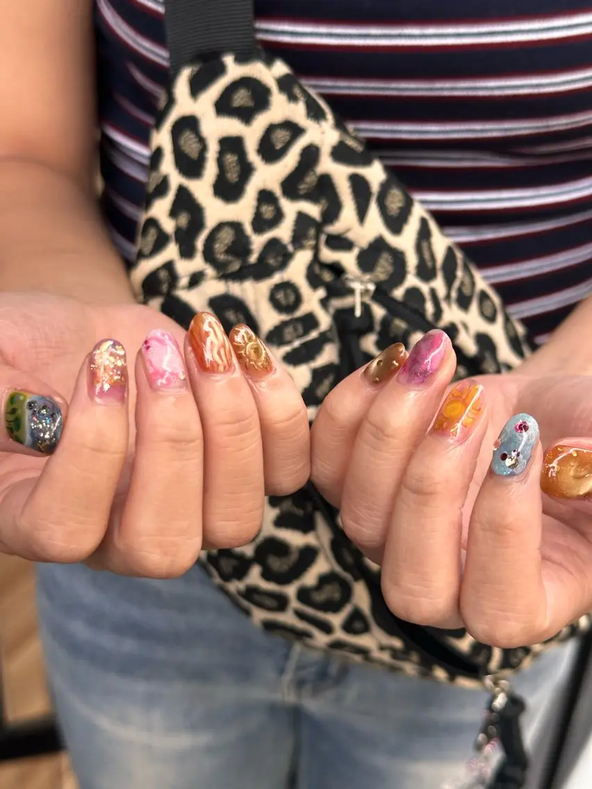 ネイル ニュアンスネイル ハンドネイル つめピリカ きさらのネイルデザイン