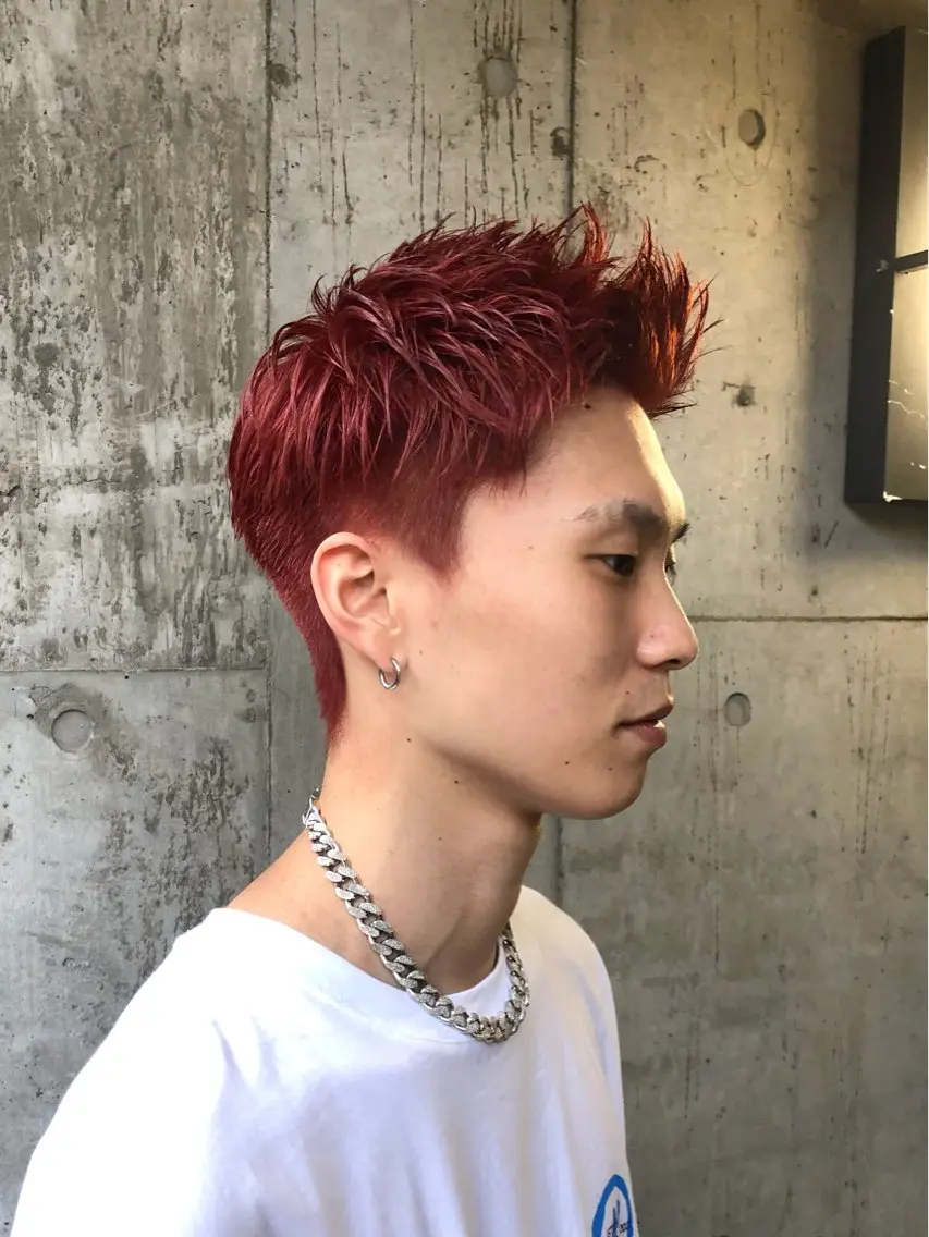 ショート カラー パーマ ヘアアレンジ メンズ ヘアカラー トリートメント 💎髪質改善特化💎 RUITOのヘアスタイル