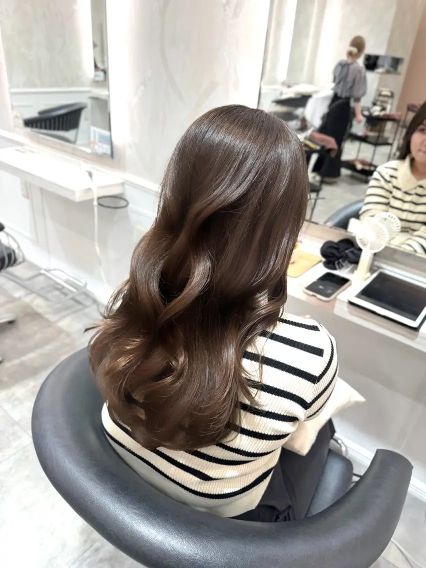 0円カット💇♀️【レディースロング】限定クーポン(Aujuaシャン取り付き)の写真
