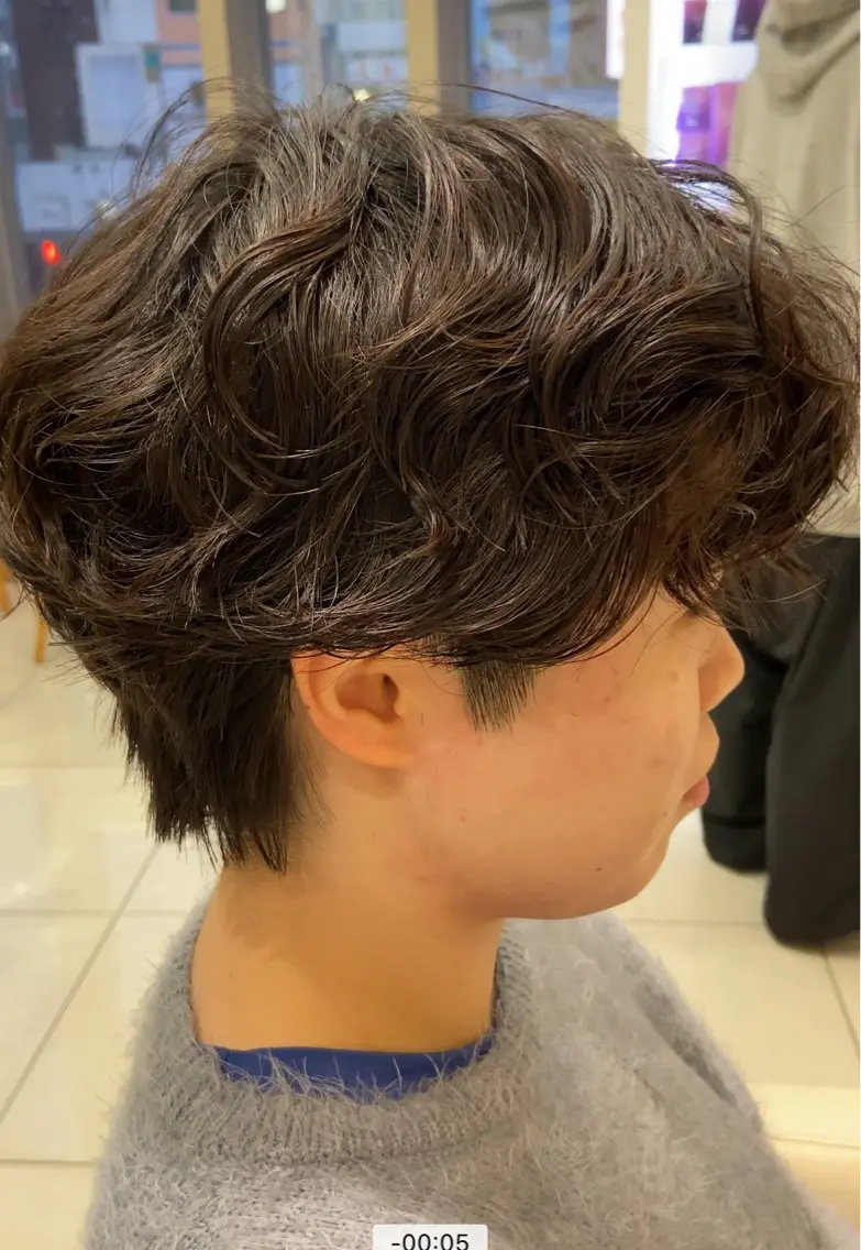パーマ メンズ メンズパーマ メンズ縮毛矯正 ♠️店長下平隼人のヘアスタイル