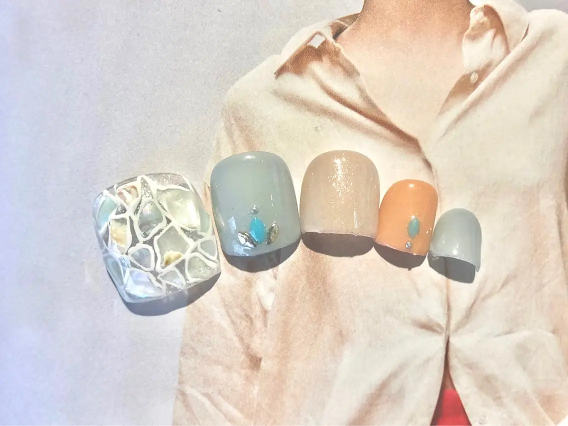 ネイル フットネイル TRAM-nail moriizumiのネイルデザイン