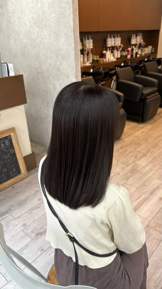 ミディアム カラー ヘアカラー なぎは/似合わせ・ ナチュラルカラーのヘアスタイル