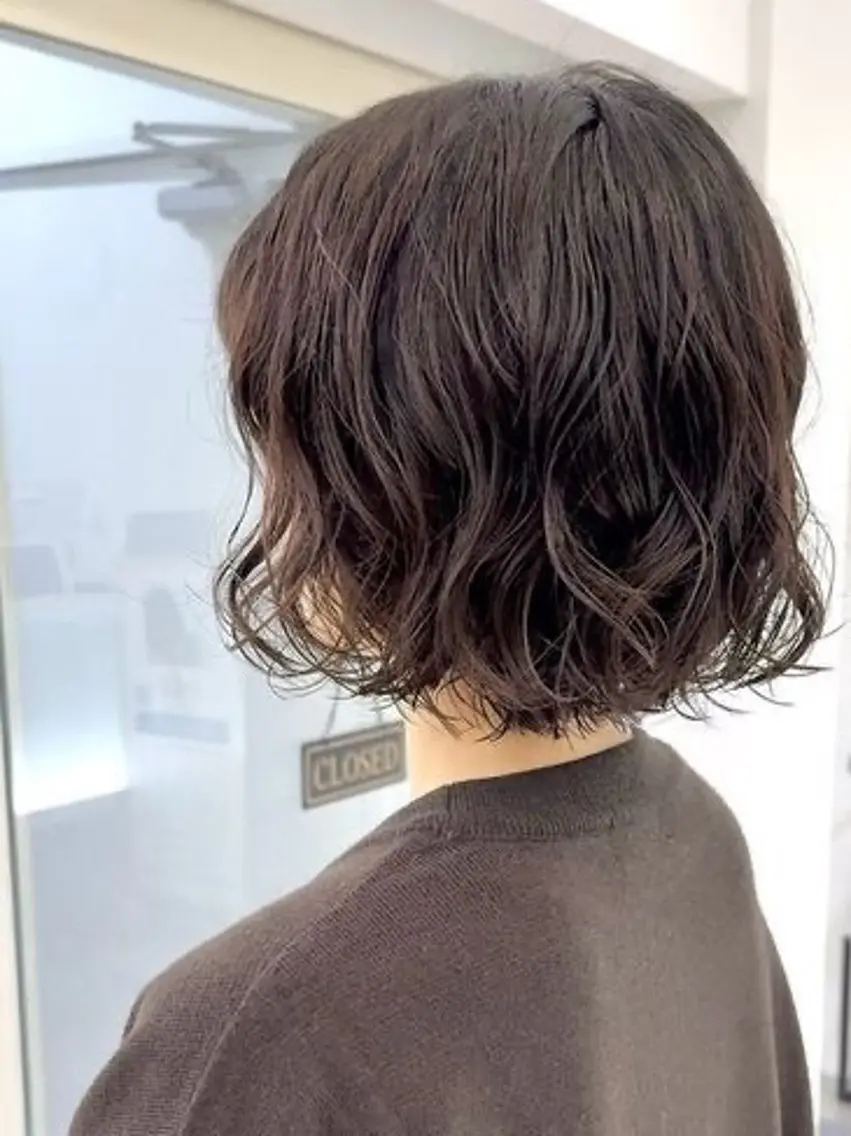 カット＋レディースパーマの写真