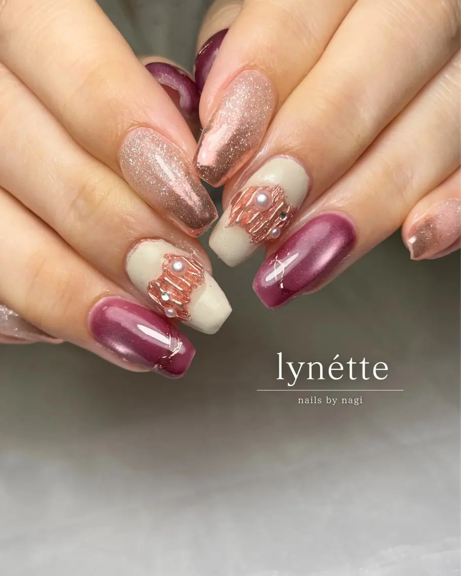 ネイル ニュアンスネイル lynétte 那覇ネイルサロンのネイルデザイン