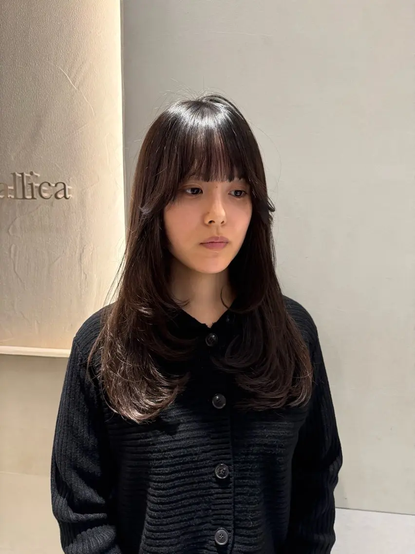 ロング カラー カット トリートメント ヘッドスパ 艶髪/ボブモデル 募集🫧Terukaのヘアスタイル