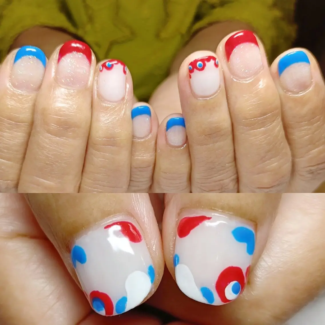 ネイル シンプルネイル 深爪矯正/爪育成ケア manie nailのネイルデザイン