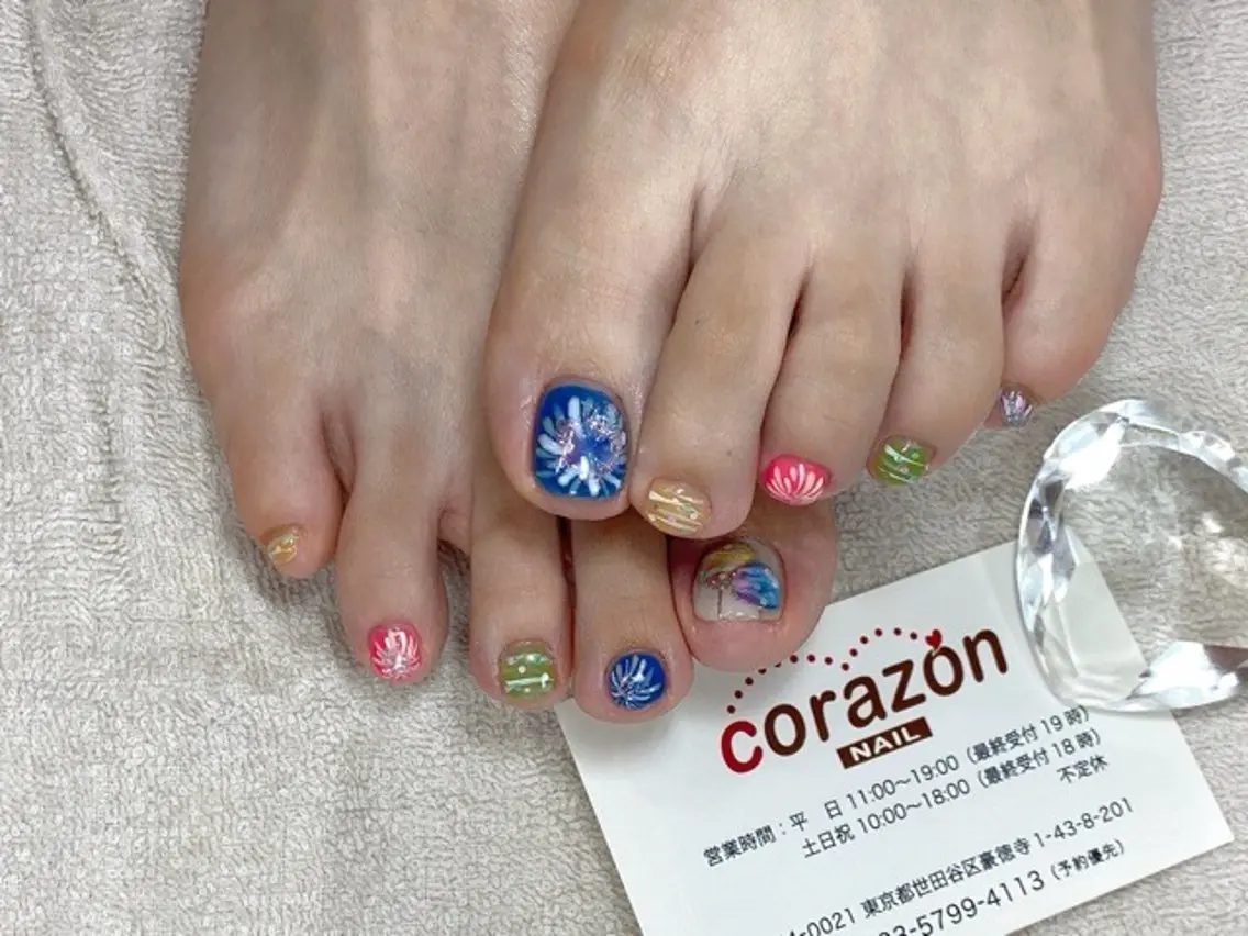 ネイル アートネイル ヨーヨーネイル ネイリスト aicoのネイルデザイン