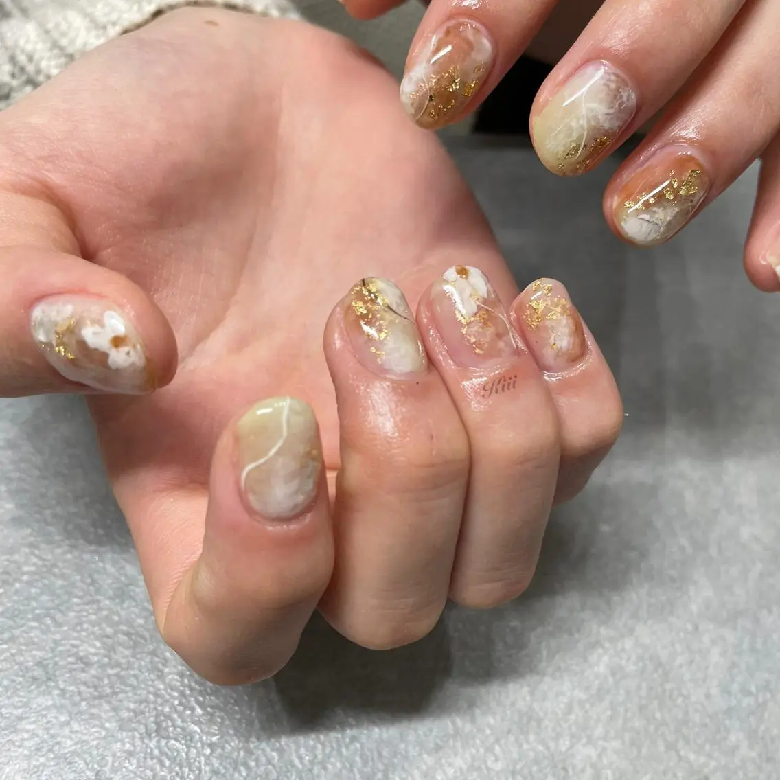 ネイル ハンドネイル フットネイル kiii.__ ✴︎*のネイルデザイン
