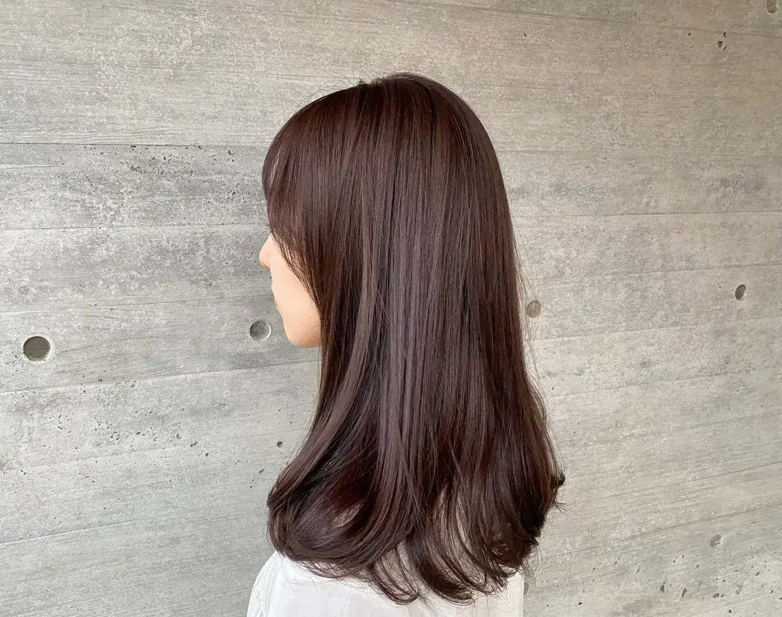 セミロング カット ヘアカラー 透明感カラー/艶髪 /鎌倉/ヤタベケンタのヘアスタイル