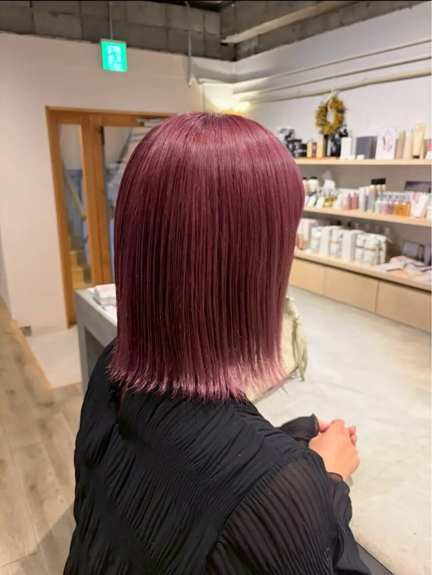 ダブルカラー+バイカルテヘアエステ(ブロー込)の写真