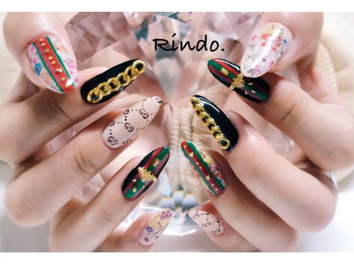 ネイル 長さ出し ネイルチップ ハンドネイル Rindo.ネイル ♡耳つぼジュエリーのその他イメージ