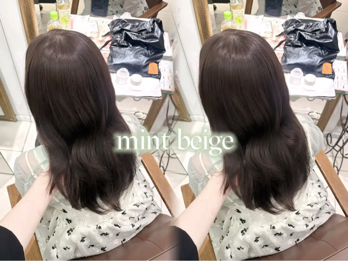 ロング ヘアカラー トリートメント 艶モテカラー miku🏳️‍⚧️のヘアスタイル