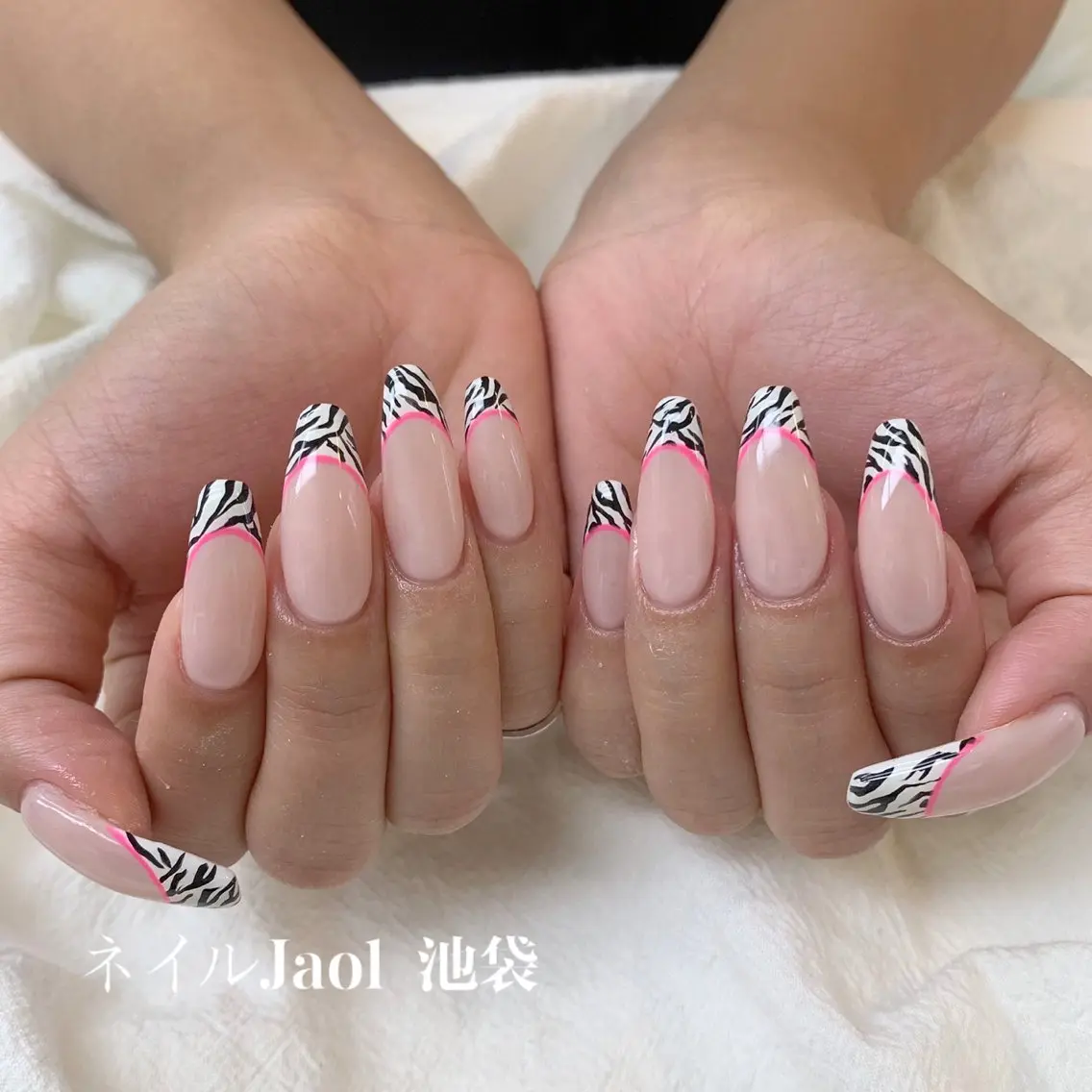 ロング ネイルJaol 池袋のネイルデザイン