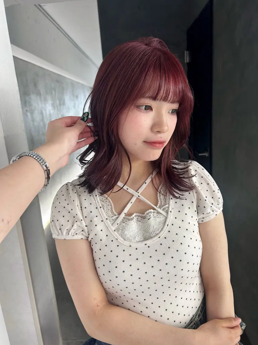 カラー ヘアカラー ️🧬akari🧬 ハイトーン/レイヤーのヘアスタイル