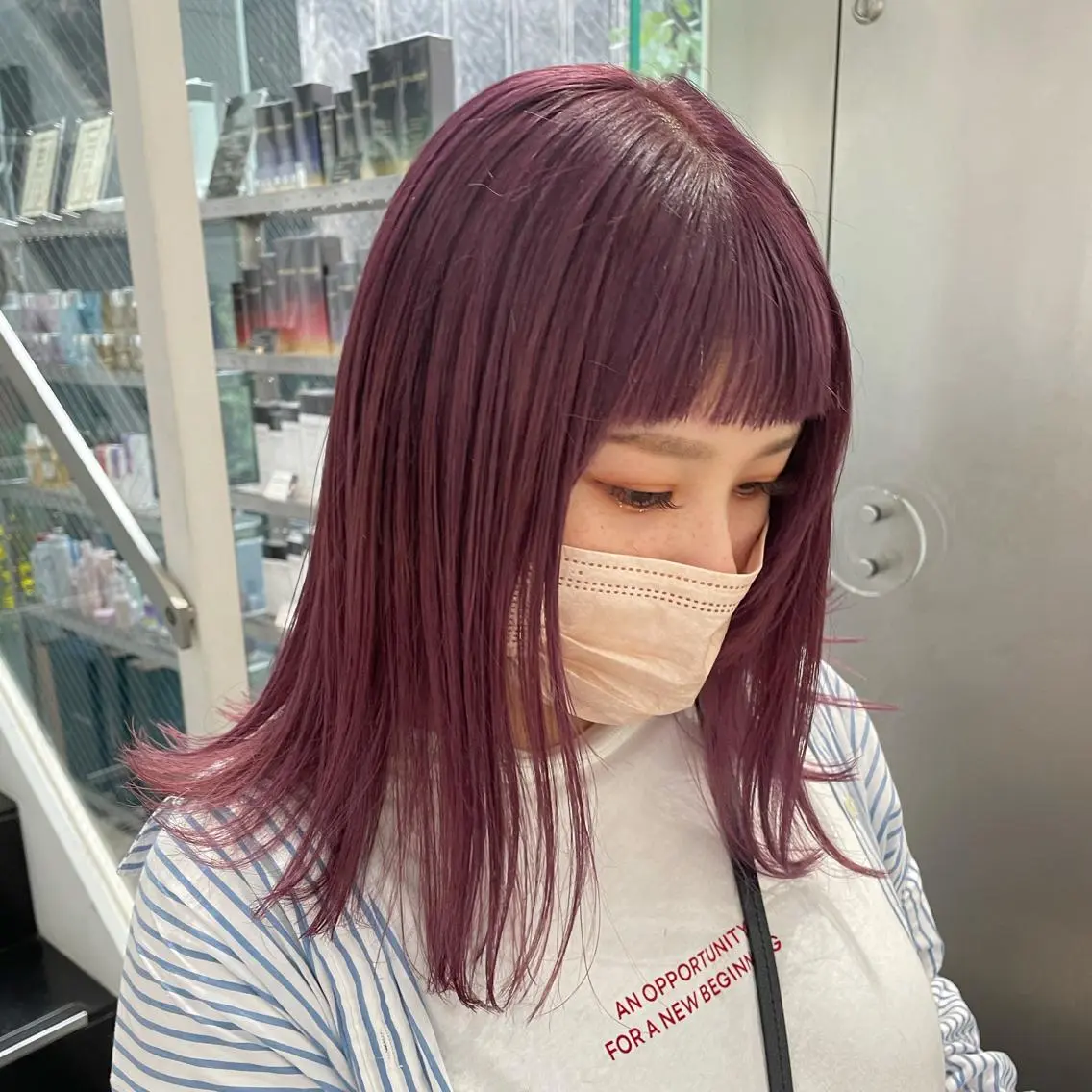 ショート ヘアカラー miyu ハイトーン/レイヤーのヘアスタイル