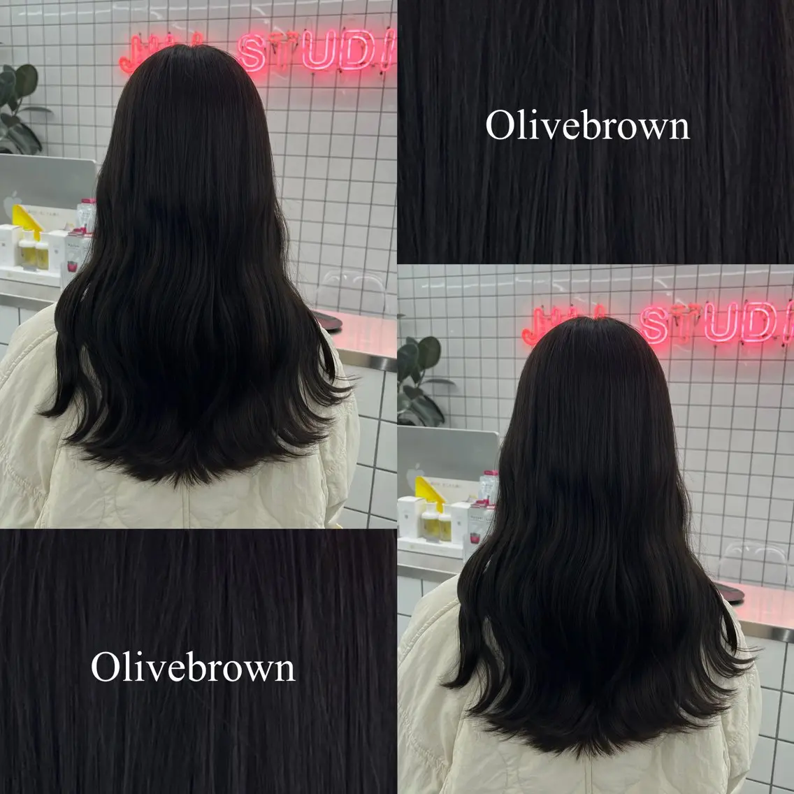 セミロング カラー ブリーチ ブラウンカラー 透明感カラー グレージュ ブリーチなしカラー カット ヘアカラー 🌷︎あすか🌷 JILLSTUDIOのヘアスタイル